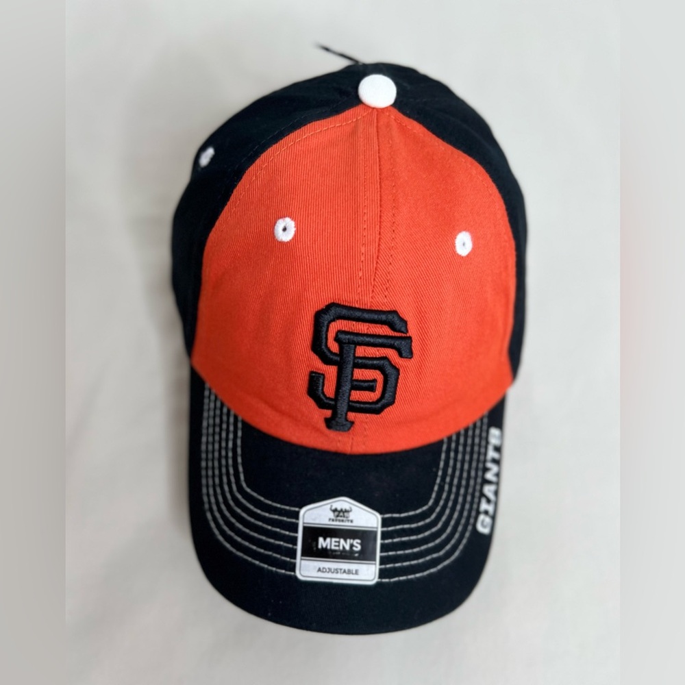 SAN FRANCISCO GIANTS Unisex Adults Cap Black/orange Genuine Merchandise